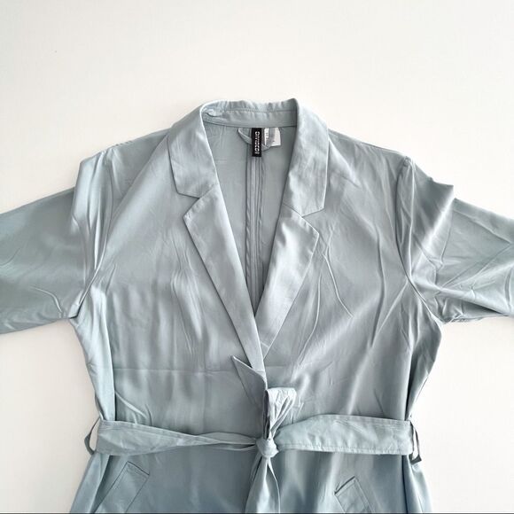 H&M // Divided // Dusty Green long lightweight coat // Size M // Never worn - Picture 1 of 7